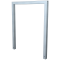Lean-on hoop made of steel tube | Square tube 60 x 60 mm | without cross bar | total width: 1000 mm | hot-dip galvanized